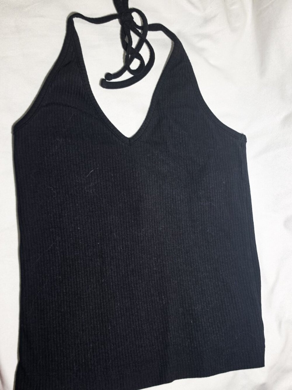 Old Navy Tie Up Tank Black Large